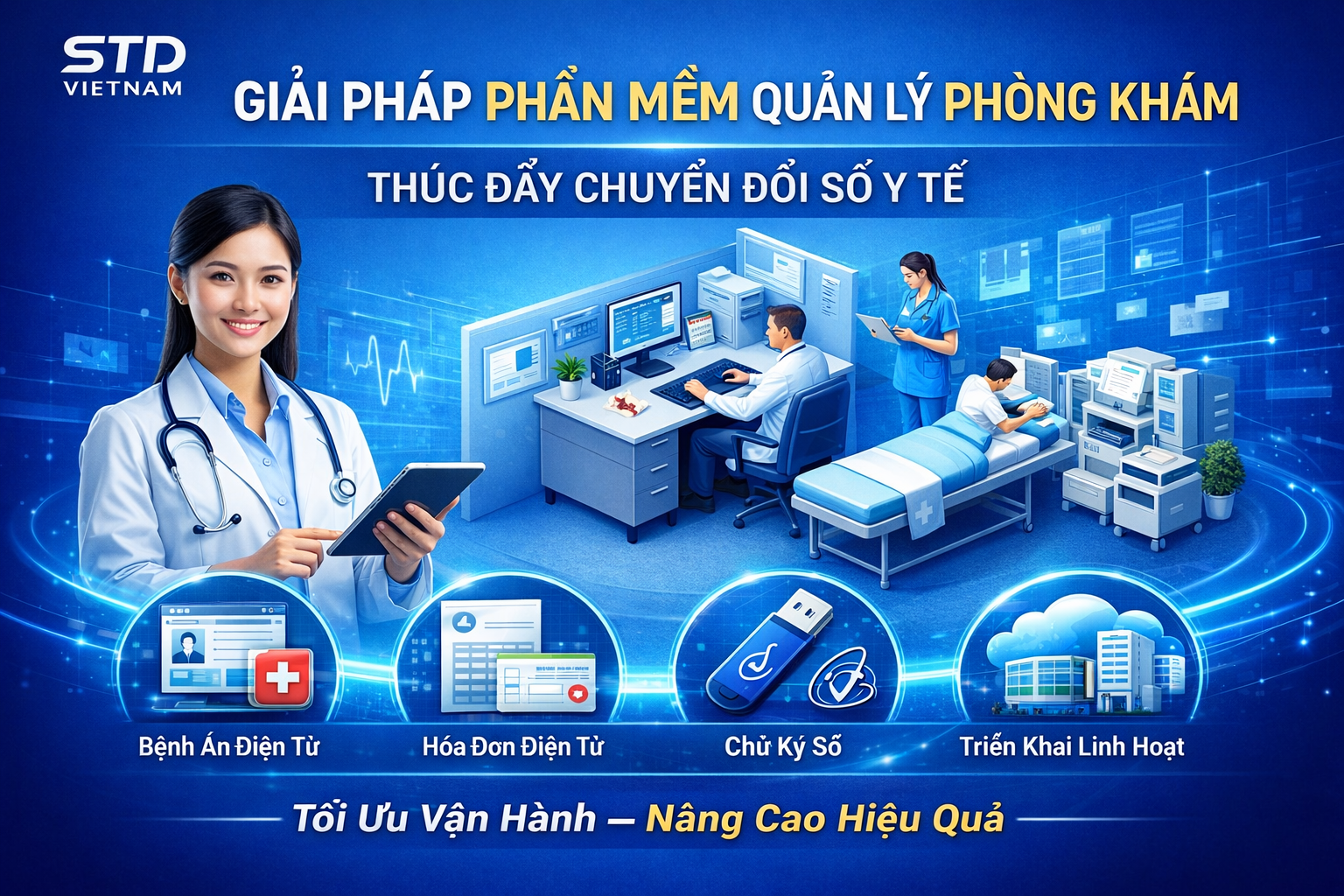 Phần mềm quản lý phòng khám đa khoa, chuyên khoa | STD VietNam